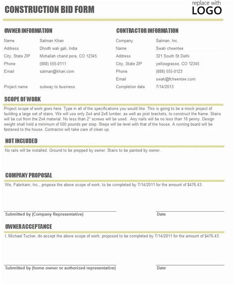 metal fabrication bid form|companies looking for manufacturing bids.